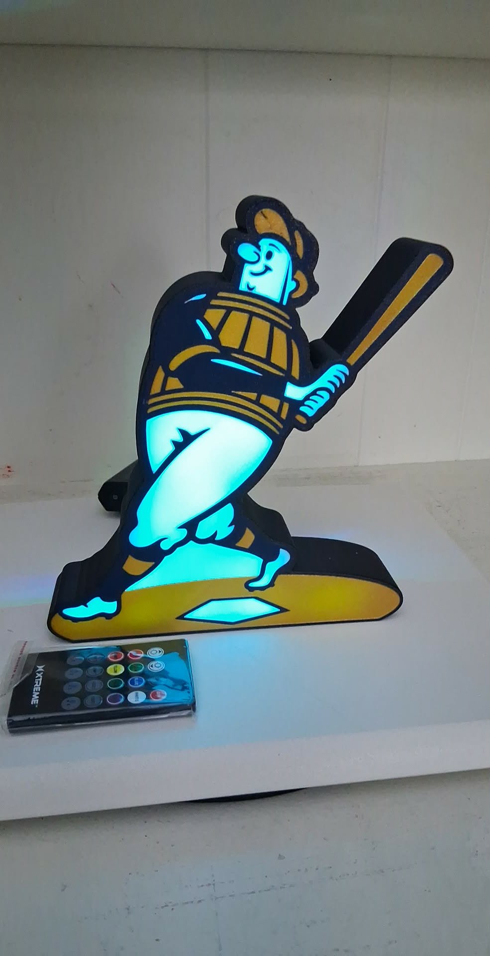 Brewers Barrelman LED light box – custom 3D printed – Lit Layer Creations